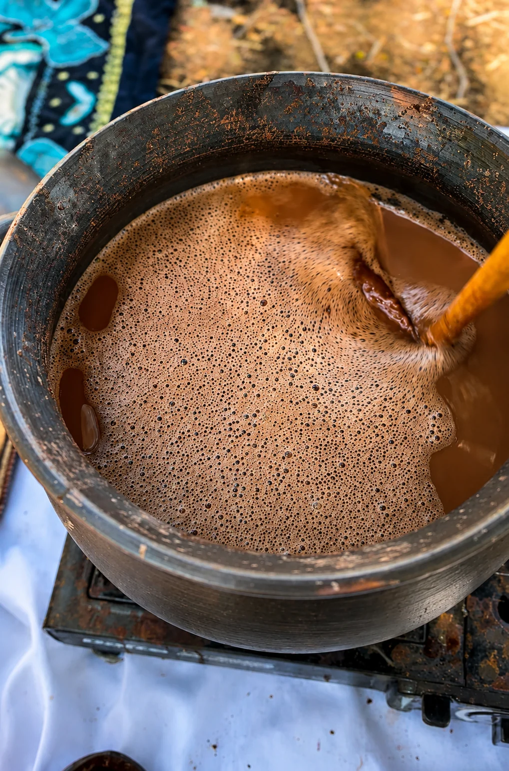 Cacao Ceremonial en olla