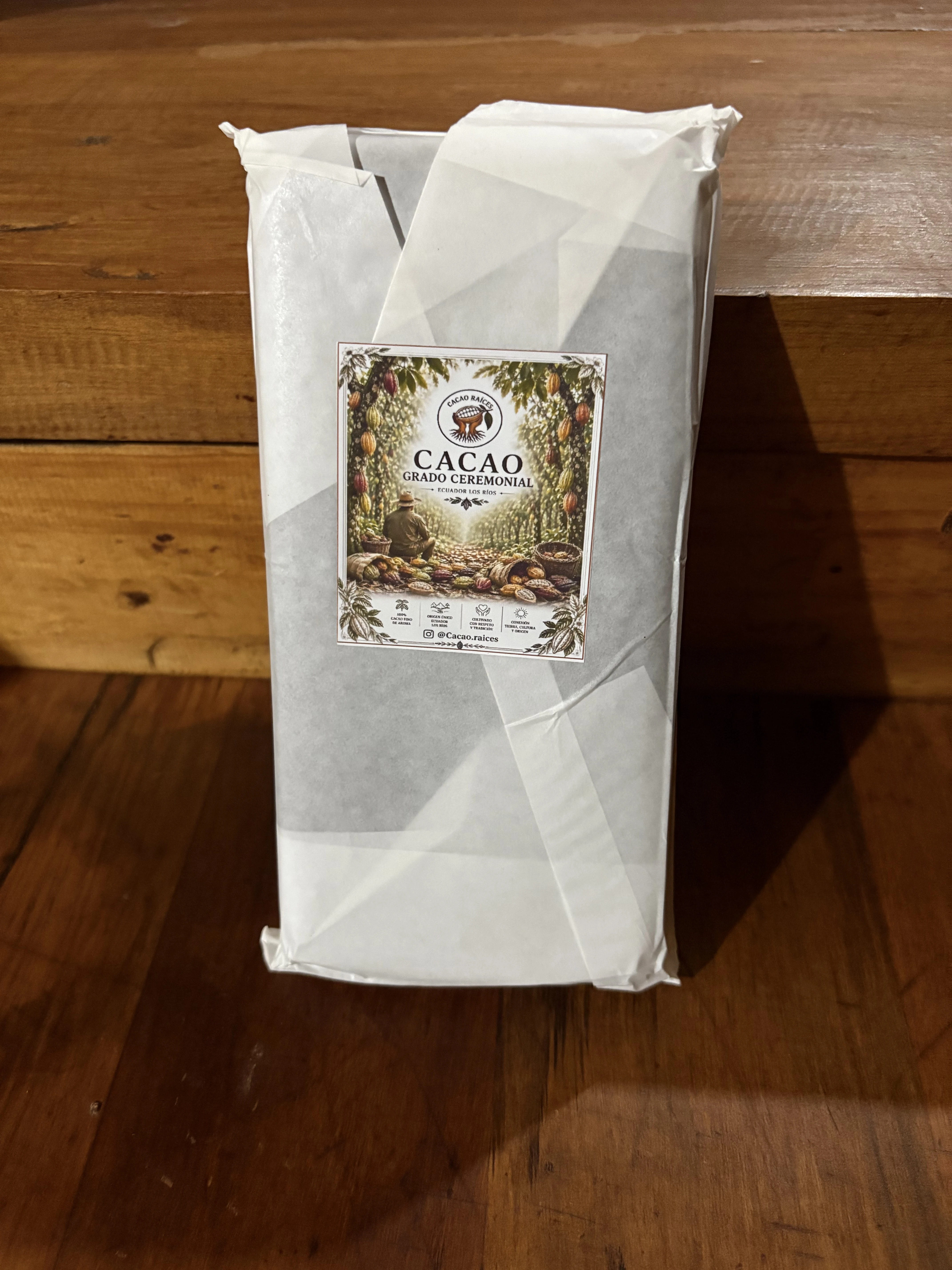Pasta de Cacao ceremonial tradicional 250 g